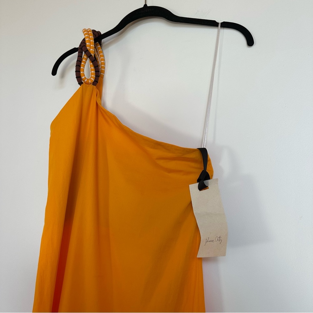 ❌SOLD❌ Johanna Ortiz Volcanic Dreams Maxi Dress in Monk Orange Size 0 NEW NWT - Picture 4 of 13